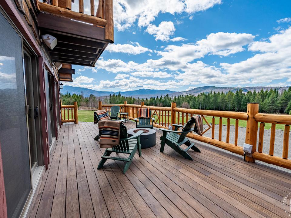 LakePlacidHomeOnCoyote_Deck_Mtns