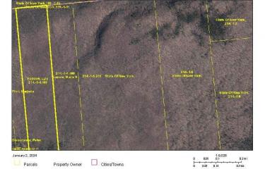 Yaddow tax map NYS border
