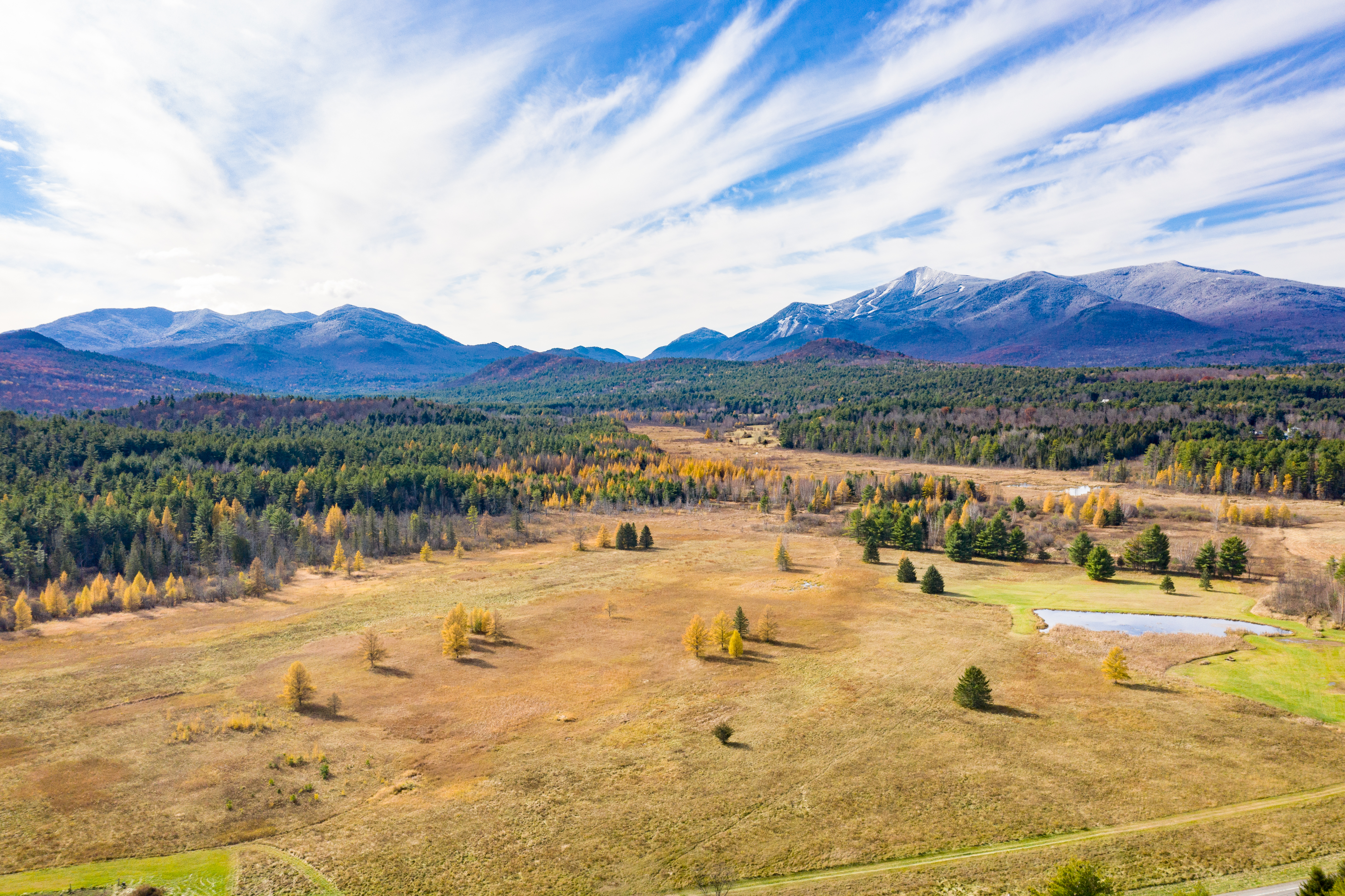 Aerial view of the Adirondacks