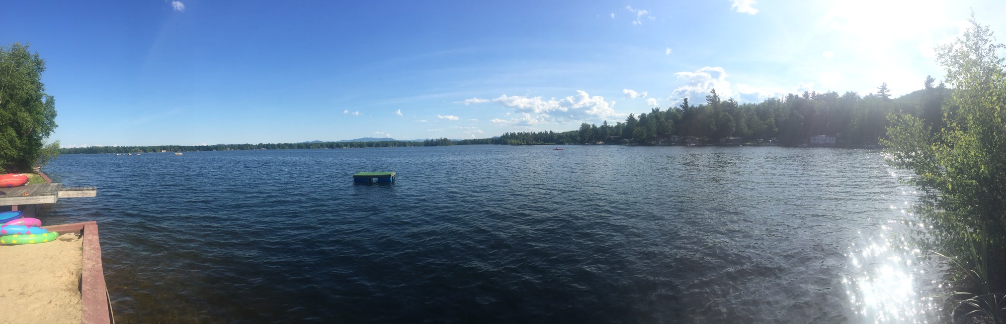 Beach with dock
